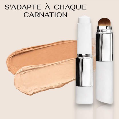 Stick teint 2-en-1 avec pinceau